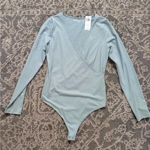 NWT A&F Wrap Bodysuit (M)
